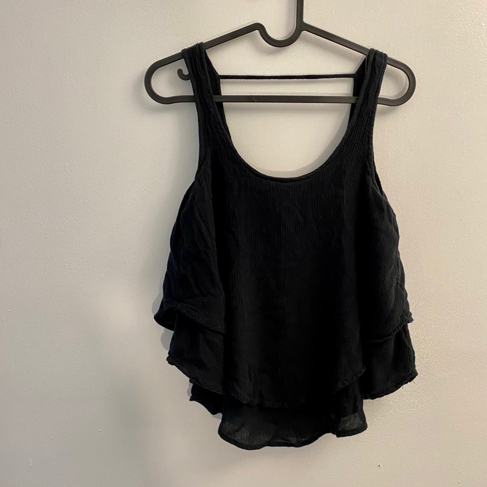 Flowy Black Tank Top